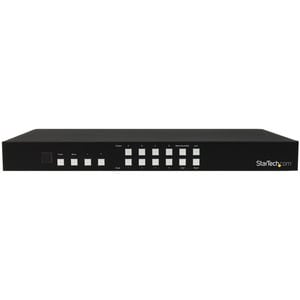 StarTech.com 4x4 HDMI Matrix Switch with Picture-and-Picture Multiviewer or Video Wall - 1920 x 1200 - WUXGA - 4 Input Dev