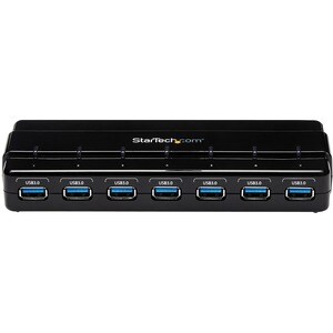 StarTech.com Concentrador USB 3.0 de 7 Puertos - 5Gbps - Hub de Escritorio - 7 Total USB Port(s) - 7 USB 3.0 Port(s) - PC,