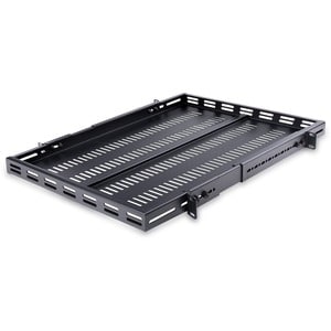 StarTech.com Estante Bandeja 1U Ventilada Ajustable de Rack de Servidores de 19" 150kg - 49.5 a 97.2cm - Profundo 27.56" (