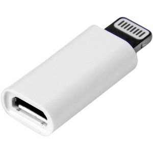 StarTech.com White Apple 8-pin Lightning Connector to Micro USB Adapter for iPhone / iPod / iPad - 1 x 8-pin Lightning Pro