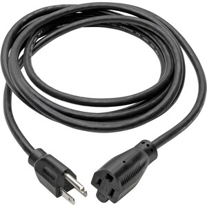 Eaton Tripp Lite Series Power Extension Cord, NEMA 5-15P to NEMA 5-15R - 10A, 120V, 18 AWG, 10 ft. (3.05 m), Black - 18 Ga