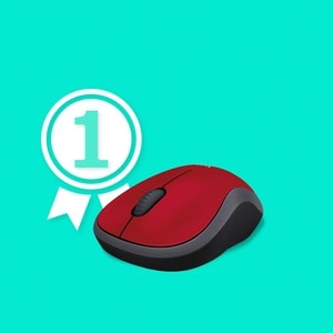 Logitech M185 Wireless Mouse, 2.4GHz with USB Mini Receiver, 12-Month Battery Life, 1000 DPI Optical Tracking, Ambidextrou