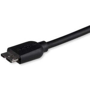 StarTech.com 3m (10ft) Slim SuperSpeed USB 3.0 (5Gbps) A to Micro B Cable - M/M - Cable for Desktop Computer, Notebook, Po