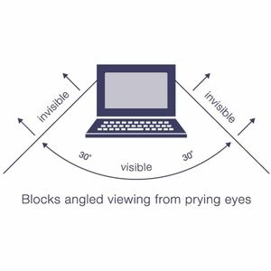 Targus ASF24WEU Plastik Blendfrei Blickschutzfilter - Schwarz - für 61 cm (24 Zoll) Widescreen LCD Monitor, Desktop/Laptop
