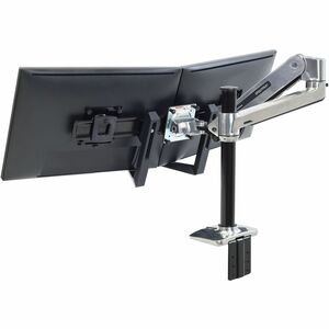Ergotron Wandhalterung für Monitor, Display, Monitor-Halterung, Montagearm, Workstation - Schwarz - 2 Unterstützte(r) Disp