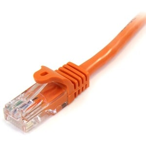 StarTech.com 2 m Orange Cat5e Snagless RJ45 UTP Patch Cable - 2m Patch Cord - Ethernet Patch Cable - RJ45 Male to Male Cat