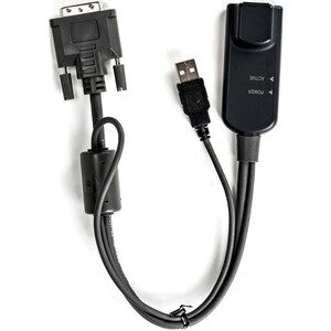 Vertiv AVOCENT DVI/RJ-45/USB Server Interface Module - Cable for Switch, Keyboard/Mouse, Server, Video Device - First End: