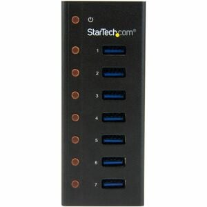 StarTech.com 7 Port USB 3.0 Hub - 5Gbps - Desktop or Wall-mountable Metal Enclosure - 7 Total USB Port(s) - 7 USB 3.0 Port(s)