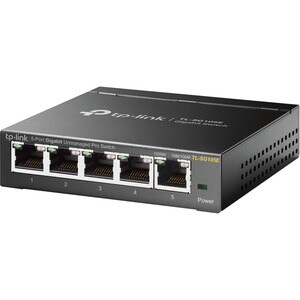 TP-Link EasySmart TL-SG105E 5 Ports Ethernet Switch - 10/100/1000Base-T - 2 Layer Supported - Twisted Pair - Desktop