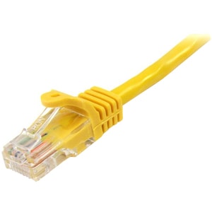 StarTech.com 2 m Yellow Cat5e Snagless RJ45 UTP Patch Cable - 2m Patch Cord - Ethernet Patch Cable - RJ45 Male to Male Cat