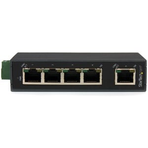 StarTech.com 5 Port Industrial Ethernet Switch - DIN Rail Mountable - Expand your network connectivity with this rugged un