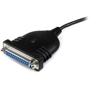 StarTech.com Parallel printer adapter - USB - DB25 parallel - 6 ft - First End: 1 x 4-pin USB 2.0 Type A - Male, USB - Mal