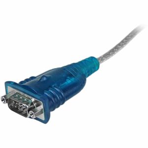 StarTech.com 17in (43cm) 1-Port USB to Serial Adapter Cable, USB-A to DB9 RS232, USB to RS232 Adapter, Prolific Chipset - 