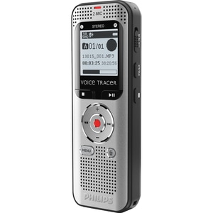 Philips Voice Tracer Audio Recorder (DVT2000) - 4 GBmicroSD Supported - 1.3" LCD - MP3, WAV - Headphone - 270 HourspeaceRe