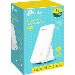 TP-Link RE200 IEEE 802.11b/g/n/ac 750 Mbit/s Wireless Range Extender - 3 x Internal Antenna(s) - 1 x Network (RJ-45) - Eth