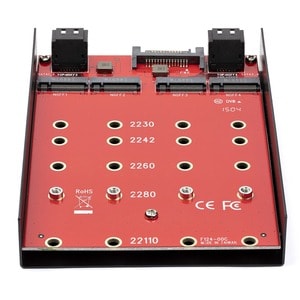 StarTech.com 4x M.2 SATA Adapter für 3,5" Einbauschacht