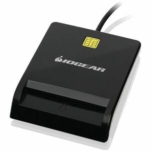 IOGEAR USB Smart Card Reader (Non-TAA) - Contact - Cable - USB 2.0 - Black