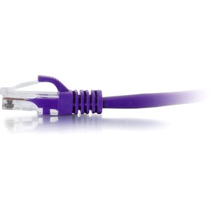 C2G 7ft Cat6 Ethernet Cable - Snagless Unshielded (UTP) - Purple - Category 6 for Network Device - RJ-45 Male - RJ-45 Male