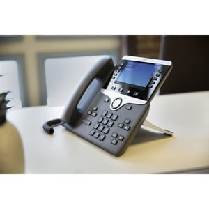 Cisco 8841 IP Phone - Corded - Corded - Wall Mountable - Charcoal - 5 x Total Line - VoIP - 12.7 cm (5") LCD - Unified Com