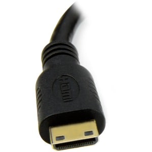 StarTech.com 8 in (20cm) Mini HDMI to DVI Cable, DVI-D to HDMI Cable (1920x1200p), HDMI Mini Male to DVI-D Female Display 