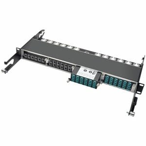 Tripp Lite 40G to 10G Breakout Cassette 2 12-Fiber MTP/MPO to 12 LC Duplex - 12 x LC Duplex, 2 x MTP - 14 Port(s) - 14 x R