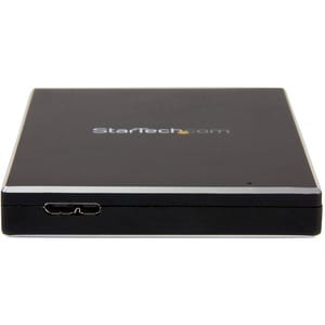StarTech.com 2.5" External Hard Drive Enclosure - Supports UASP - Aluminum - USB 3.1 Enclosure - SSD/HDD Enclosure - Get r