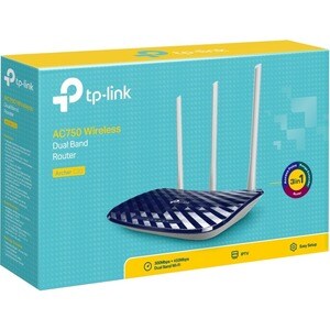 Router wireless TP-Link Archer C20 - Wi-Fi 5 - IEEE 802.11ac - Ethernet - Dual Band - 2,40 GHz ISM band - 5 GHz Banda UNII