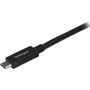 StarTech.com 1m USB 3.1 USB-C Kabel - 10 Gbit/s - Abschirmung - Nickel Beschichteter Stecker - Schwarz