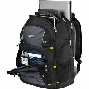 Targus Drifter TSB238EU Carrying Case (Backpack) for 39.6 cm (15.6") to 40.6 cm (16") Notebook - Black, Grey - Water Resis