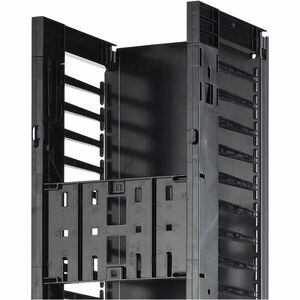 APC by Schneider Electric AR8765 Cable Organizer - Black - 1 Each Pack - Cable Manager
