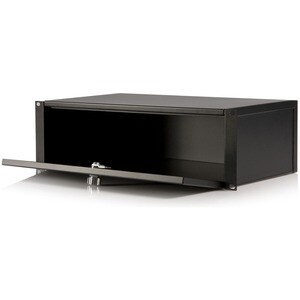 StarTech.com Locking storage drawer - 3U 9in - deep - Rackmount - Steel - 23 kg Maximum Weight Capacity
