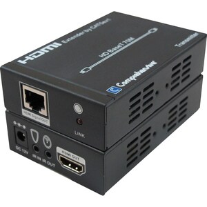 Comprehensive Pro AV/IT HDBaseT Extender over CAT5e/6/7 up to 230ft - Transmitter & Receiver - 1 Input Device - 1 Output D