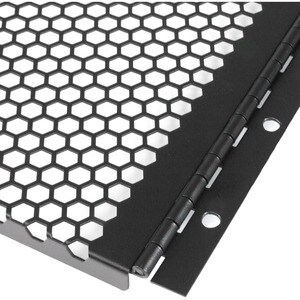 StarTech.com Blanking Panel - 6U - Vented - Hinged Rack Panel - 19in - TAA Compliant - Tool-less Installation - Filler Pan