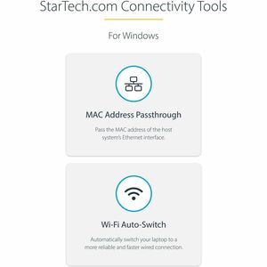 StarTech.com USB-C to Ethernet Gigabit Adapter - Thunderbolt 3 Compatible - USB Type C Network Adapter - USB C Ethernet Ad