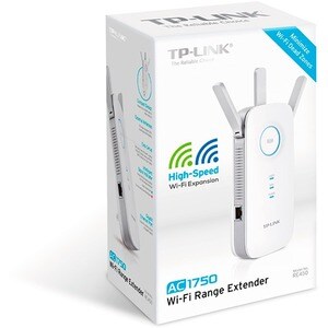 TP-Link RE450 IEEE 802.11ac 1.71 Gbit/s Wireless Range Extender - 2.40 GHz, 5 GHz - 3 x External Antenna(s) - External - 1