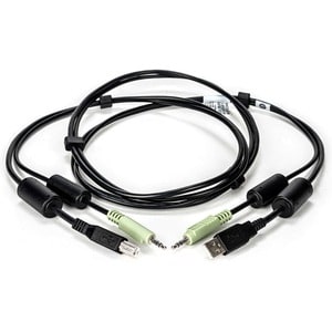 Vertiv AVOCENT KVM Cable - 6 ft (1.83 m) KVM Cable for Keyboard/Mouse, Audio Device, Switch - First End: 1 x Mini-phone St