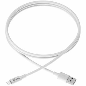 Eaton Tripp Lite Series USB-A to Lightning Sync/Charge Cable (M/M) - MFi Certified, White, 10 ft. (3 m) - 10 ft Lightning/