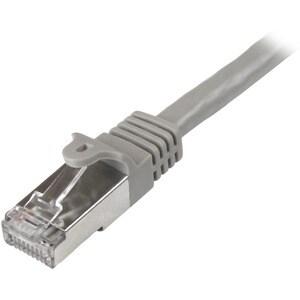 StarTech.com 0.5m Cat6 Patch Cable - Shielded (SFTP) Snagless Gigabit Network Patch Cable - Gray Cat 6 Ethernet Patch Lead