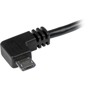 StarTech.com 2m 6 ft Micro-USB Cable with Right-Angled Connectors - M/M - USB A to Micro B Cable - Charge and sync your Mi