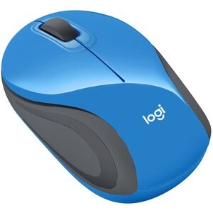 Logitech Wireless Mini Mouse M187 Ultra Portable, 2.4 GHz with USB Receiver, 1000 DPI Optical Tracking, 3-Buttons, PC / Ma