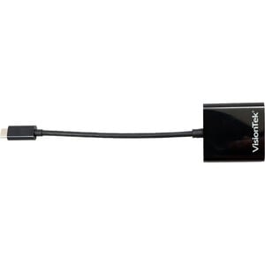 VisionTek USB-C to VGA Active Adapter(M/F) - USB Type C to VGA Adapter - USB-C to VGA Adapter Male to Female 5 Inch 1080p 