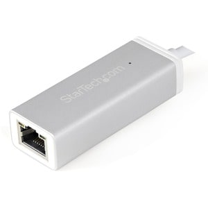 StarTech.com Adattatore di rete USB-C a RJ45 Gigabit Ethernet Gbe - M/F - Argento - USB 3.1 - 5 Gbit/s Velocità di trasfer