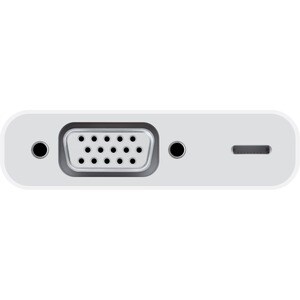 Apple VGA/Proprietary Video Adapter - Lightning Proprietary Connector - 15-pin HD-15 VGA - 1920 x 1080 Supported