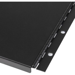 StarTech.com Blanking Panel - 6U - Hinged Rack Panel - 19in - Steel - Black - TAA Compliant - Tool-less Installation - Ste