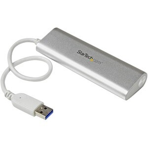 StarTech.com Hub USB a 4 porte, Da USB A a 4 porte USB-A, USB 3.2 5Gbps, alimentato tramite bus, robusto hub portatile per