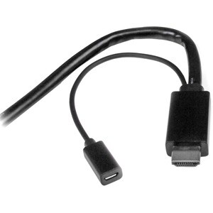 StarTech.com 2m 6 ft HDMI, DisplayPort or Mini DisplayPort to HDMI Converter Cable - HDMI, DP or Mini DP to HDMI Adapter -