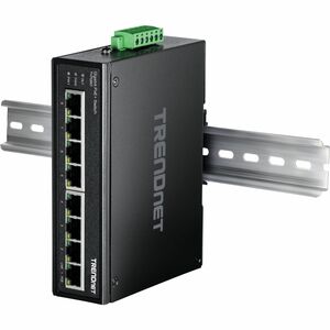 TRENDnet TI-PG80 8 Ports Ethernet Switch - Gigabit Ethernet - 1000Base-T - New - TAA Compliant - 2 Layer Supported - Twist