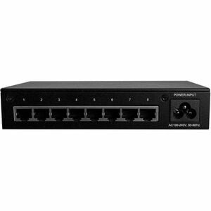Unmanaged Gigabit Ethernet Switch 8 10/100/1000Base-T Ports - UNMANAGED SWITCH, 8-PORT GIGABIT ETHERNET W/NA