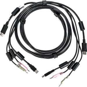 Vertiv AVOCENT 1.83 m KVM Cable - Cable for Keyboard/Mouse, KVM Switch - First End: USB, DisplayPort Digital Audio/Video