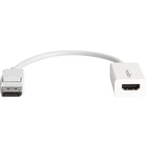 Rocstor DisplayPort (Male) to HDMI (Female) Adapter Converter - 1 Pack - 1 x 20-pin DisplayPort DisplayPort 1.1a Digital A
